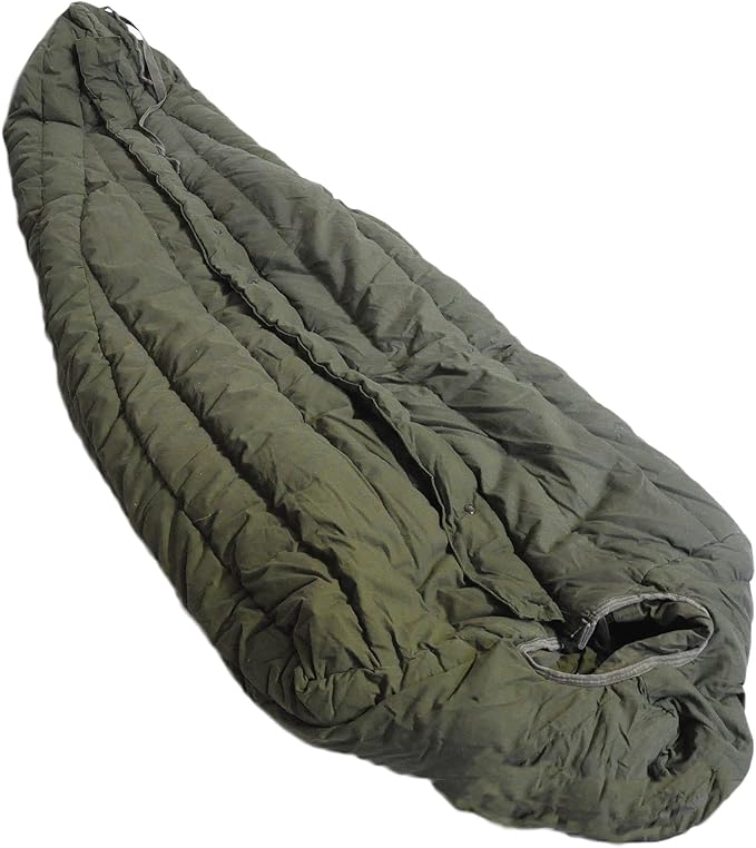 Tennier Gilette Very Warm Thick Old School Military US Army Subzero Extreme Cold Weather ECW Down OD Green Sleeping Bag by...