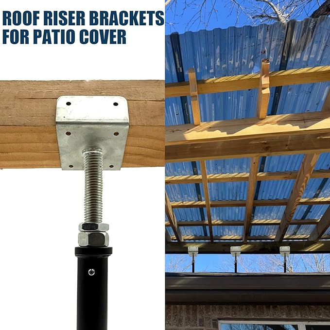 YXGJDP 2 Pack U-Shaped Floor Jack - Adjustable Steel Beam Support for 4x2, 4x4, 4x6 Joists Heavy Duty Screw Jack with U-Head Telepost & House Jack.11-14.5 Inch Adjustment Range. (U-MGCGZJ-02, 11-14.5)