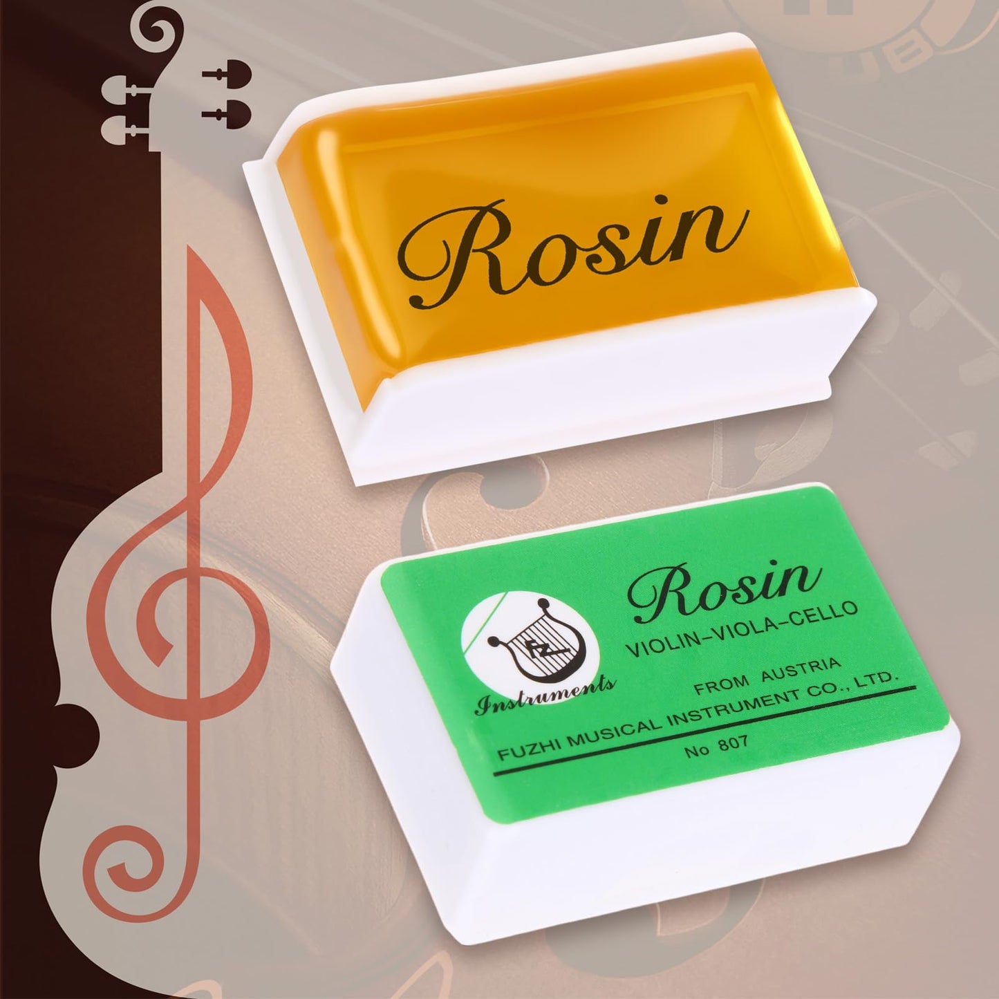 Boao 12 Pcs Rosin Natural For Violin Cello Viola Rosin Light Low Dust For Bows String Music Instrument Accessory