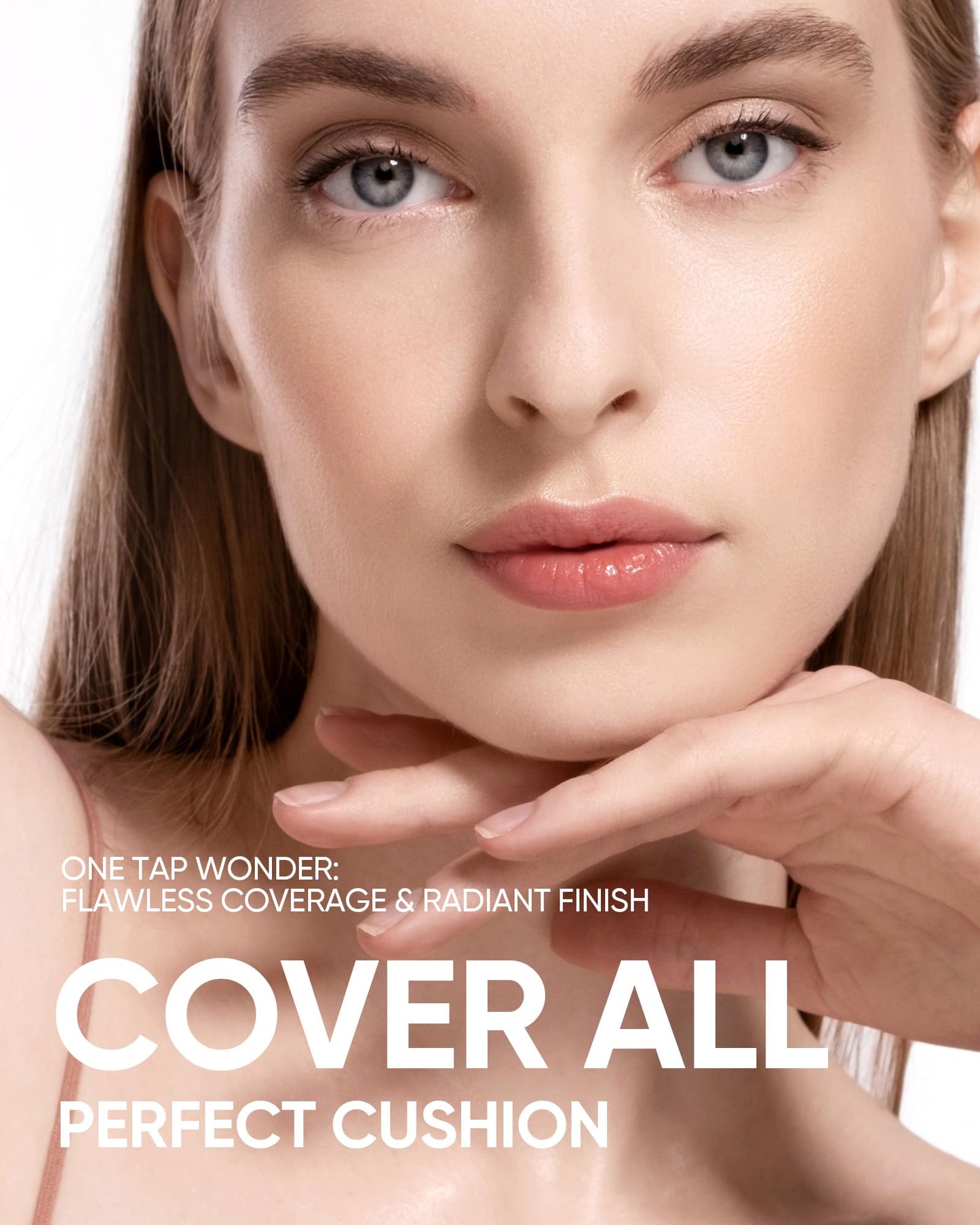 SKINTIFIC Cushion Foundation | Full coverage, Weightless, Skin fit, Satin Glow Finish, Oil-Control Waterproof Foundation, Sweatp