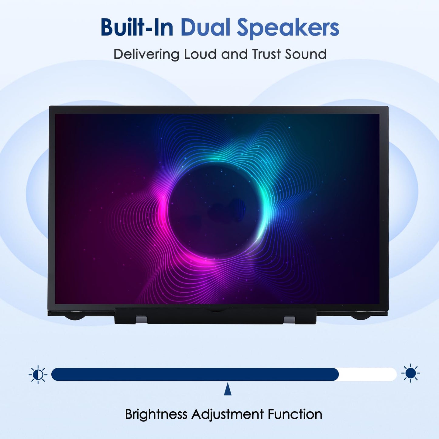 Hmtech 7   Raspberry Pi Screen, 800X480 Hdmi Small Monitor With Dual-Speaker, Lcd Screen Display For Raspberry Pi 4/3/2/Zero/B