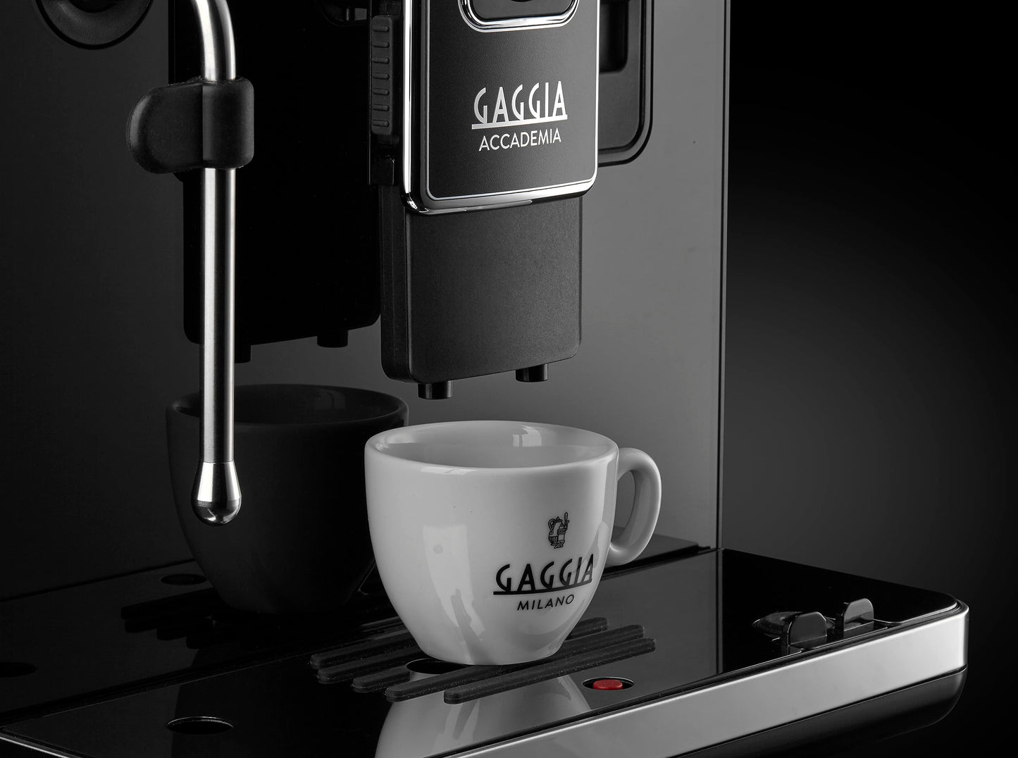 Gaggia Accademia Luxury Italian Fully Automatic Espresso Machine with 19 Customized drink settings,0.5 Liters,RI9782/46 Brushed Stainless