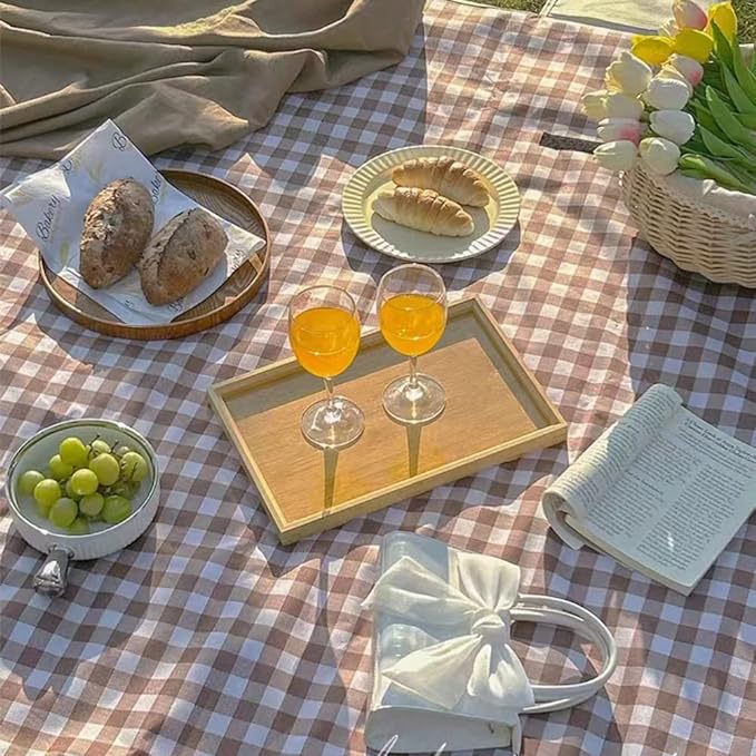Extra Large Picnic Blanket Beach Blankets, 80''x80'' Picnic Mat Waterproof Sand Proof Foldable Portable for Outdoor Campin...