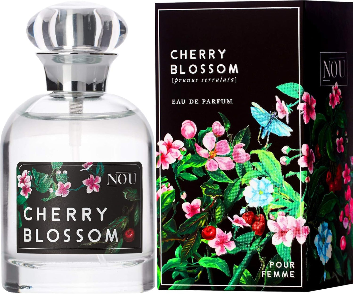 NOU Tuberose Perfume - Floral Sweet Musky Notes - Natural for Women With Essential Oils - Fresh Smelling EDP - 1.7 fl oz