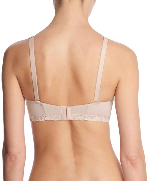 Natori Women's Pure Luxe Strapless Contour Underwire, Rose Beige/Pink Pearl