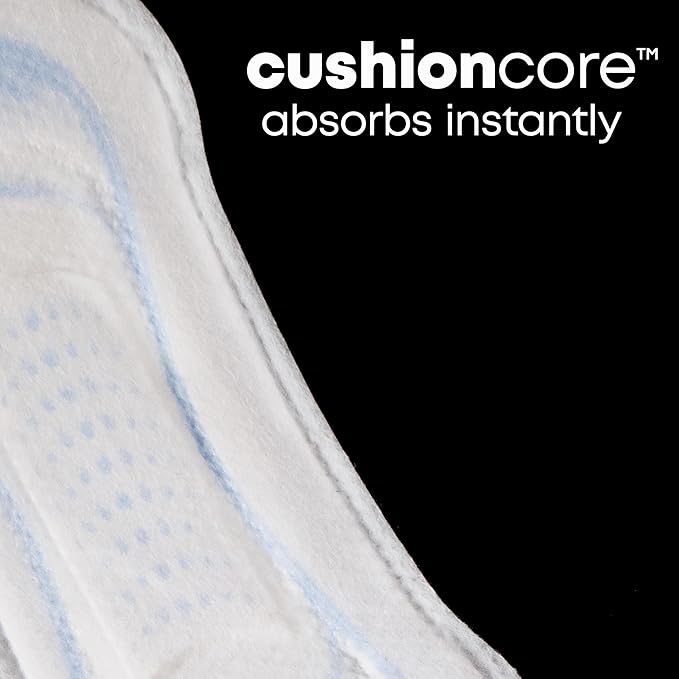 U by Kotex Ultra Thin Pads, Clean & Secure, Regular Absorbency, 60 Count (Packaging May Vary)