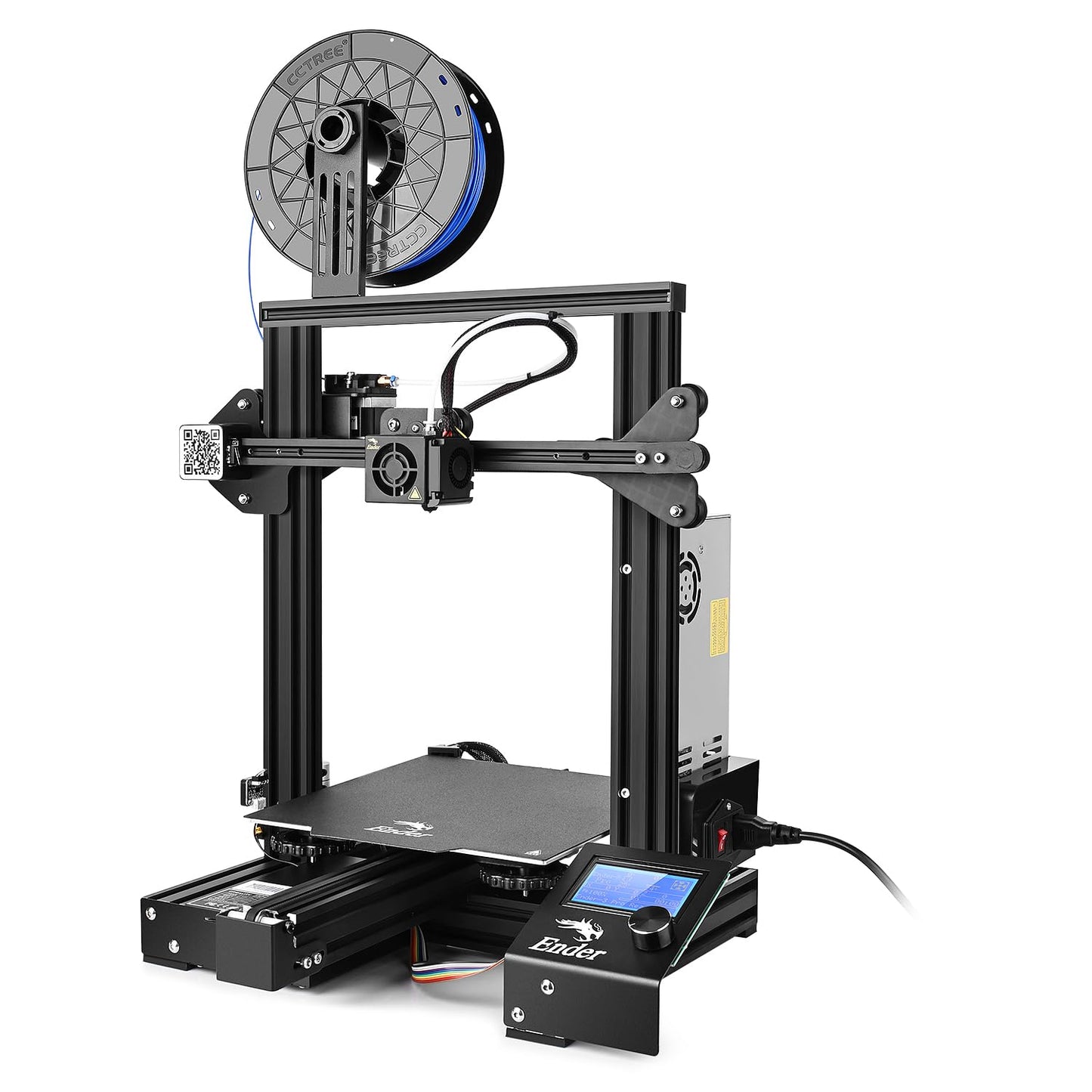 Creality Ender 3 Series Printer with Direct Drive Extruder, CR Touch Auto Bed Leveling, Dual Z-Axis for Smooth Printing, Silent Motherboard, 220×220×270mm Build Volume (Ender 3)
