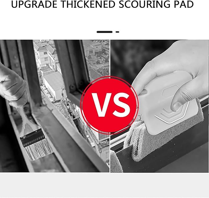 Magic Window Track Cleaner, 2026 Upgraded 5-in-1 Handheld Cleaning Tool for Window Sliders, Tile Grout, Shutter Slats, Car Vents & Narrow Gaps