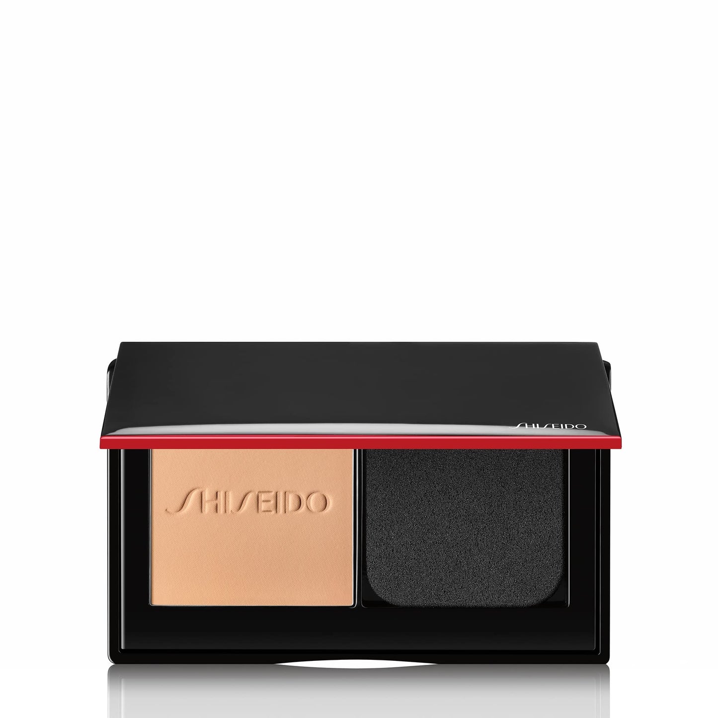 Shiseido Synchro Skin Self-Refreshing Custom Finish Powder Foundation, Quartz 240-24-Hour Sheer-to-Medium Buildable Coverage wit