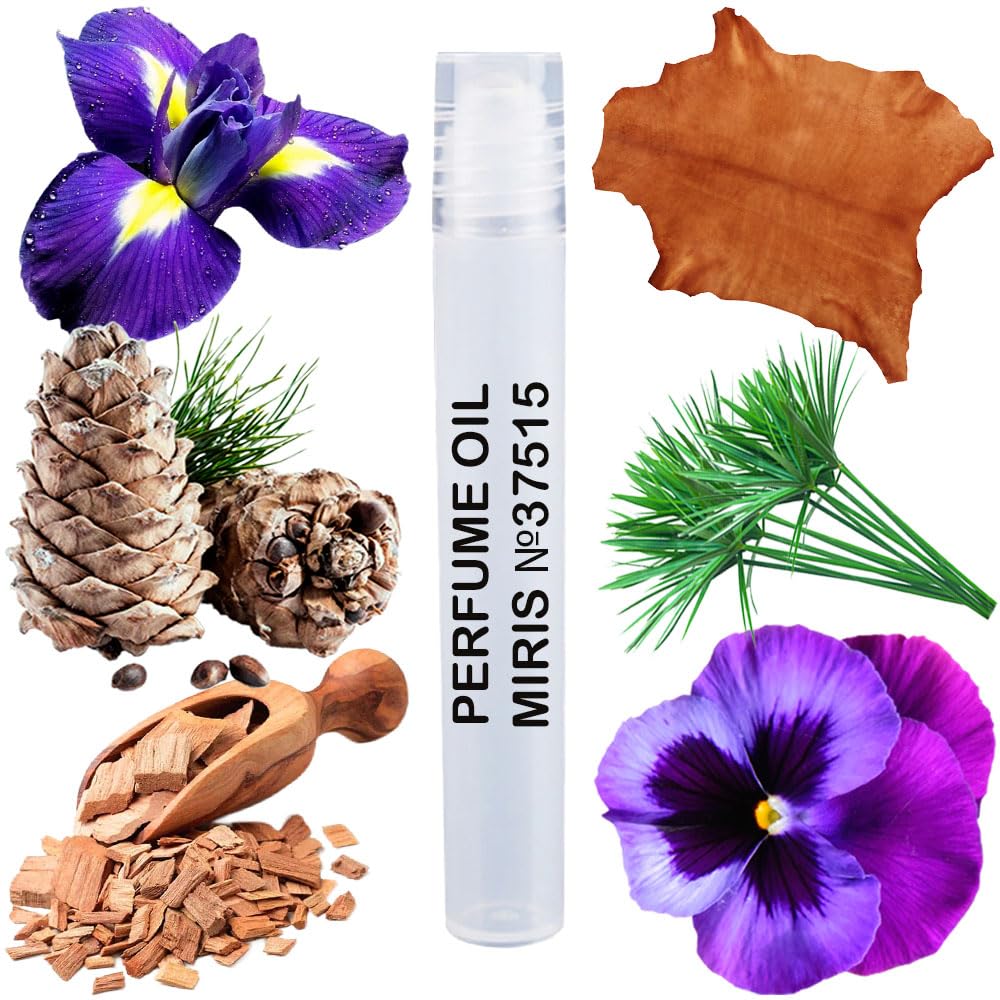 MIRIS No. 37515, Inspired by Santal, Long-Lasting Unisex Perfume Oil for Women & Men Roll-On, Rollerball 0.34 Fl Oz / 10 ml
