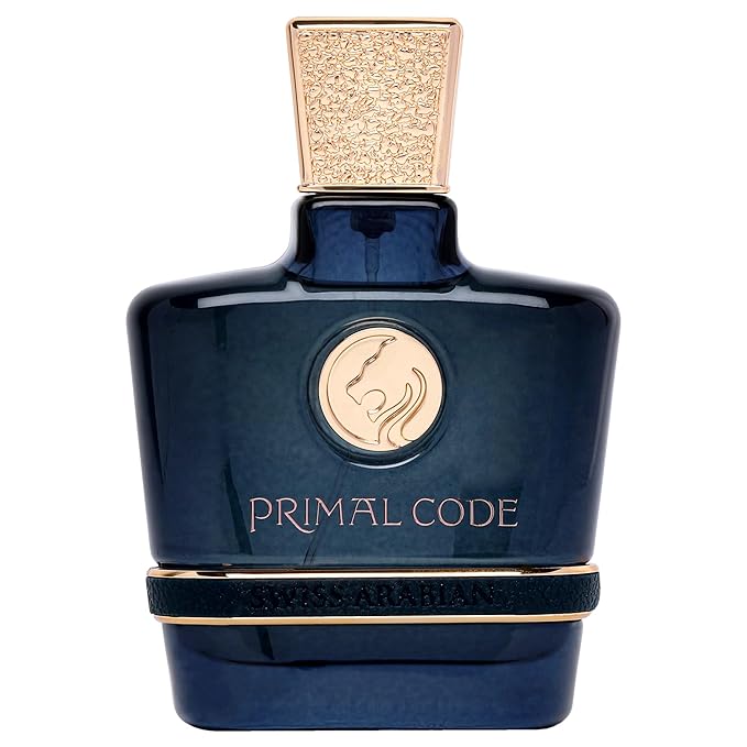 Swiss Arabian Primal Code - Luxury Products From Dubai - Long Lasting, Addictive Personal EDP Spray Fragrance - Seductive Signature Aroma - 3.4 Oz