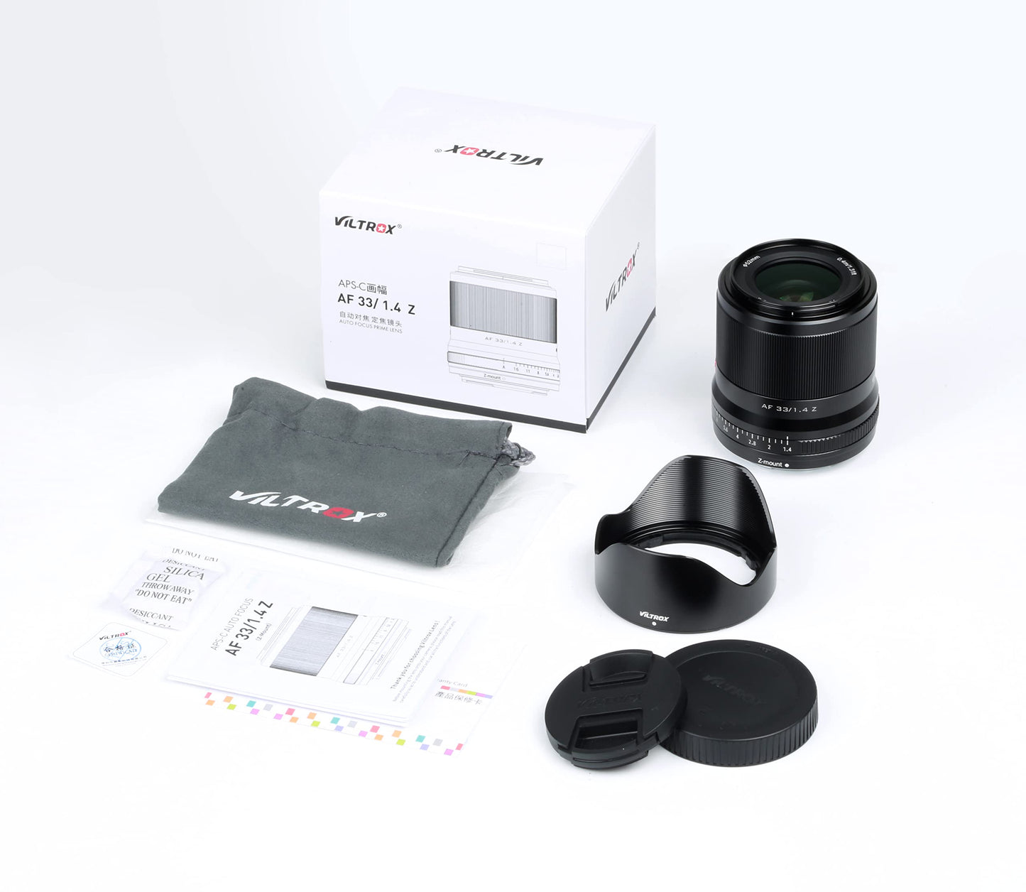 VILTROX 33mm F1.4 f/1.4 Z-Mount Lens, Standard APS-C Autofocus Lens for Nikon Z-Mount Mirrorless Cameras Z5 Z50 Z6 Z6II Z7 Z7II ZFC Z30 Z9 Z8(Black)