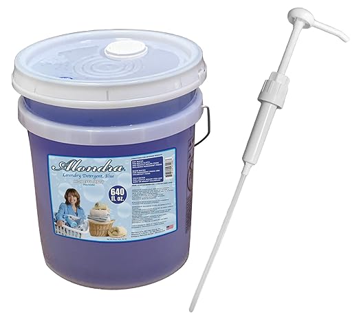 Mild Fresh Scent Ultra Concentrated HE Liquid Laundry Detergent 640 fl. oz. 5 Gallon Bucket with Dispensing Pump (Approx. 426 Loads)