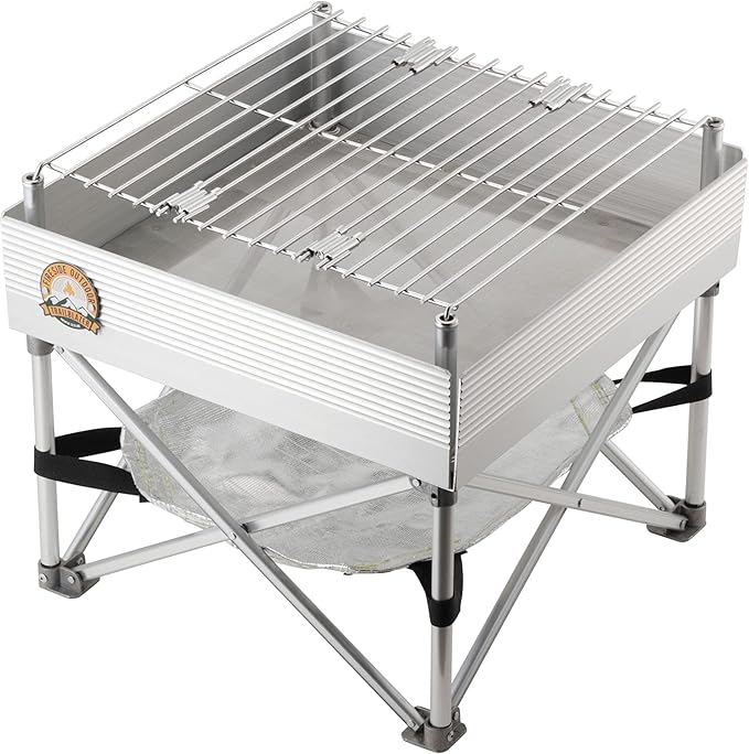 Fireside Outdoor Trailblazer Pop-Up Fire-pit 12"x12" - Camp Stove, Portable Fire Pits for Outside Wood Burning Stove, Port...