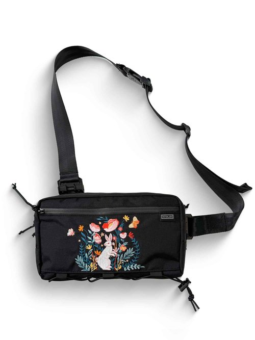 TACTICAL_GEEK Cache L4 EDC Sling Bag, Lightweight Crossbody Shoulder Bag, Sling Strap Backpack (Rabbit)