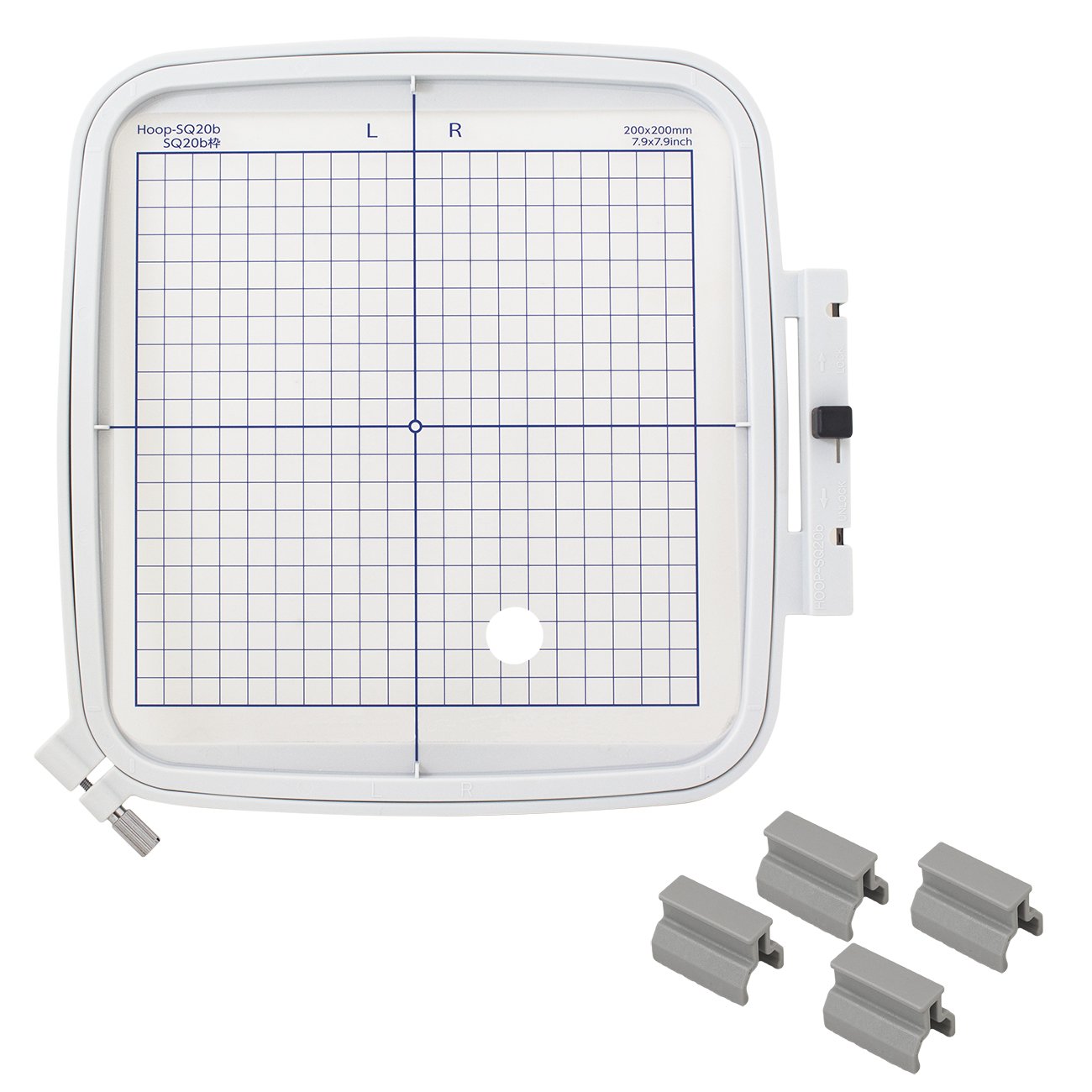 Janome Memory Craft C400E Computerized Embroidery Machine - MC400E Monogram Machine with 160 Built in Designs, 4 Hoops, and 6 Monogramming Fonts, Digital Embroidery Unit for Home, Beginners