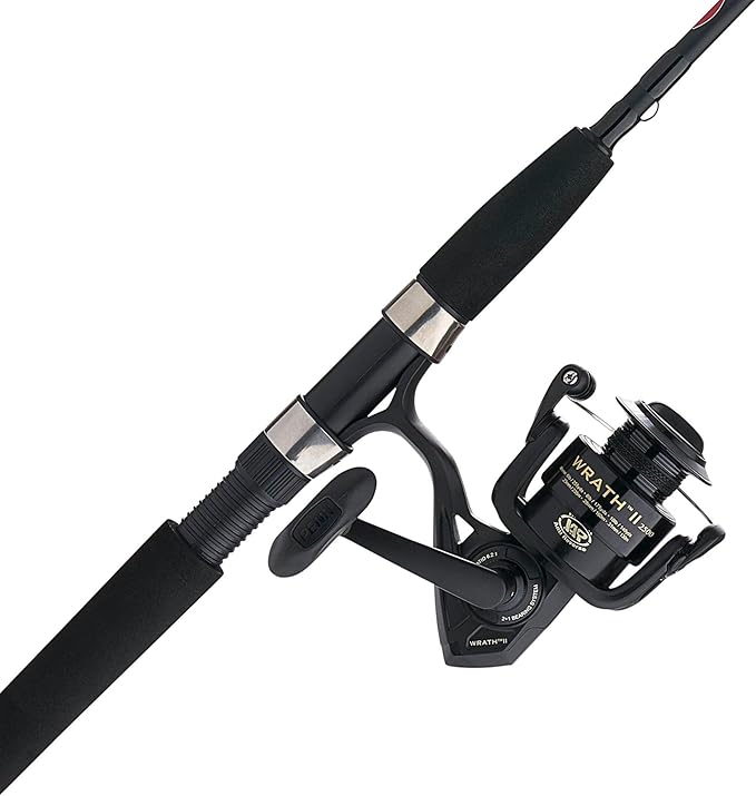 Penn Wrath II Spinning Reel and Fishing Rod Combo