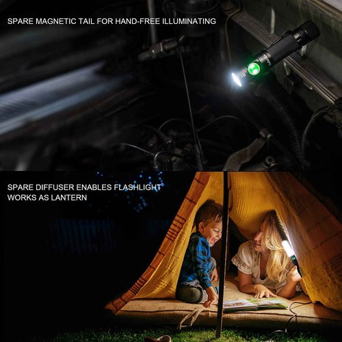 sofirn SP35T 3800 Lumens Pocket Flashlight Bundle SC31Pro 2000 Lumens Rechargeable Flashlight