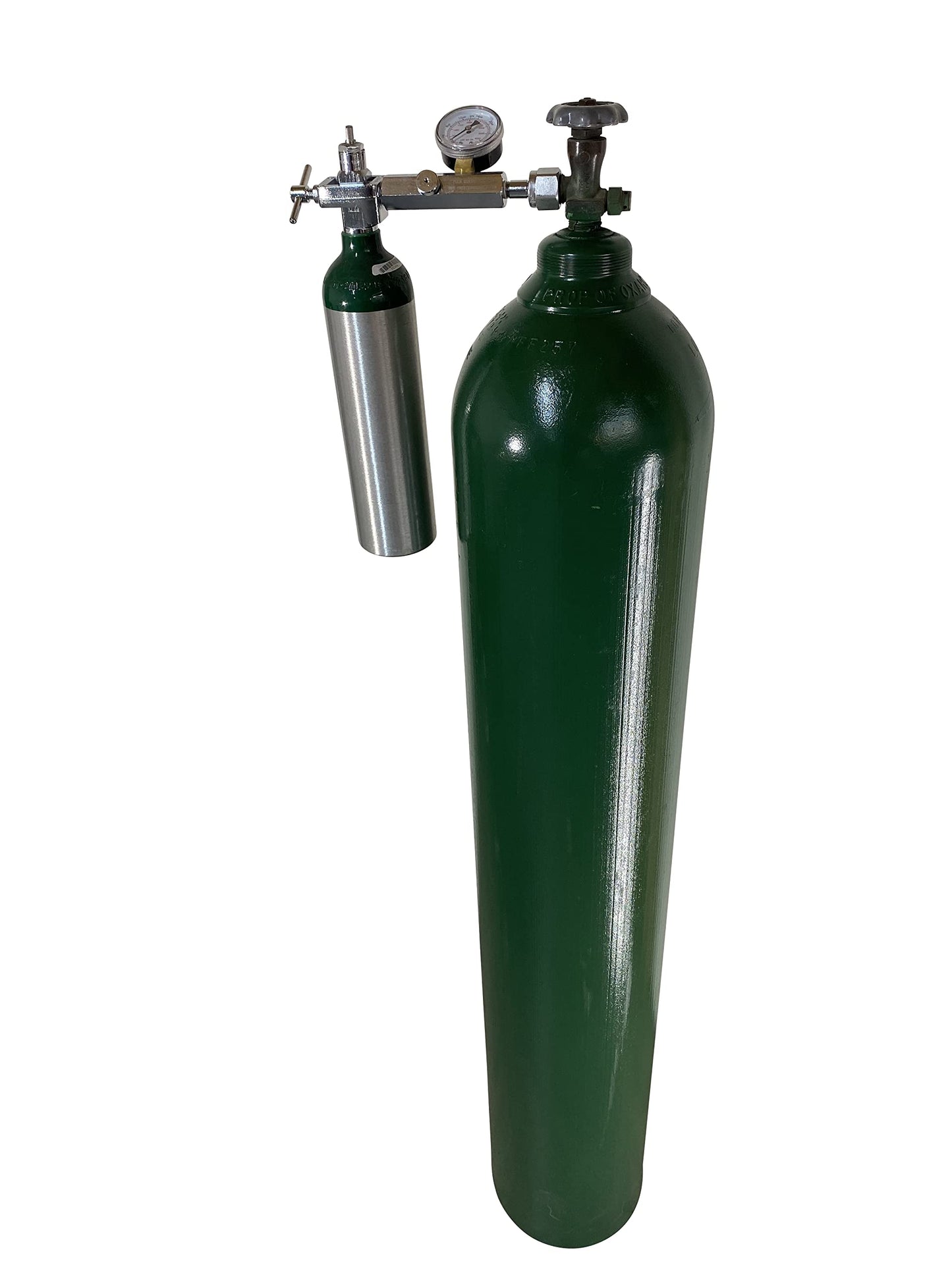 Oxygen Transfill Transfiller Adaptor CGA540 to CGA870 with Bleed Valve Medical Dental Aviation