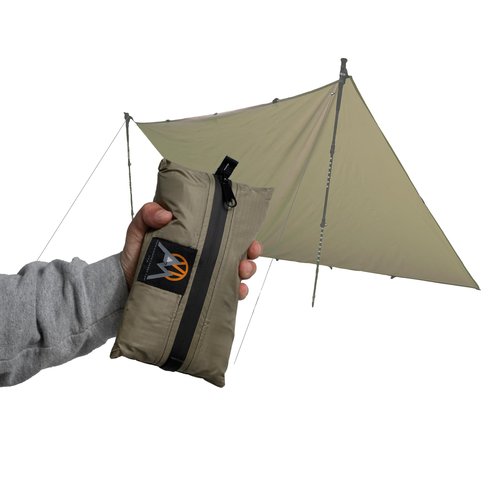 VIAM Outdoors | Baldy Ultralight 1.9 oz Tarp | Tan