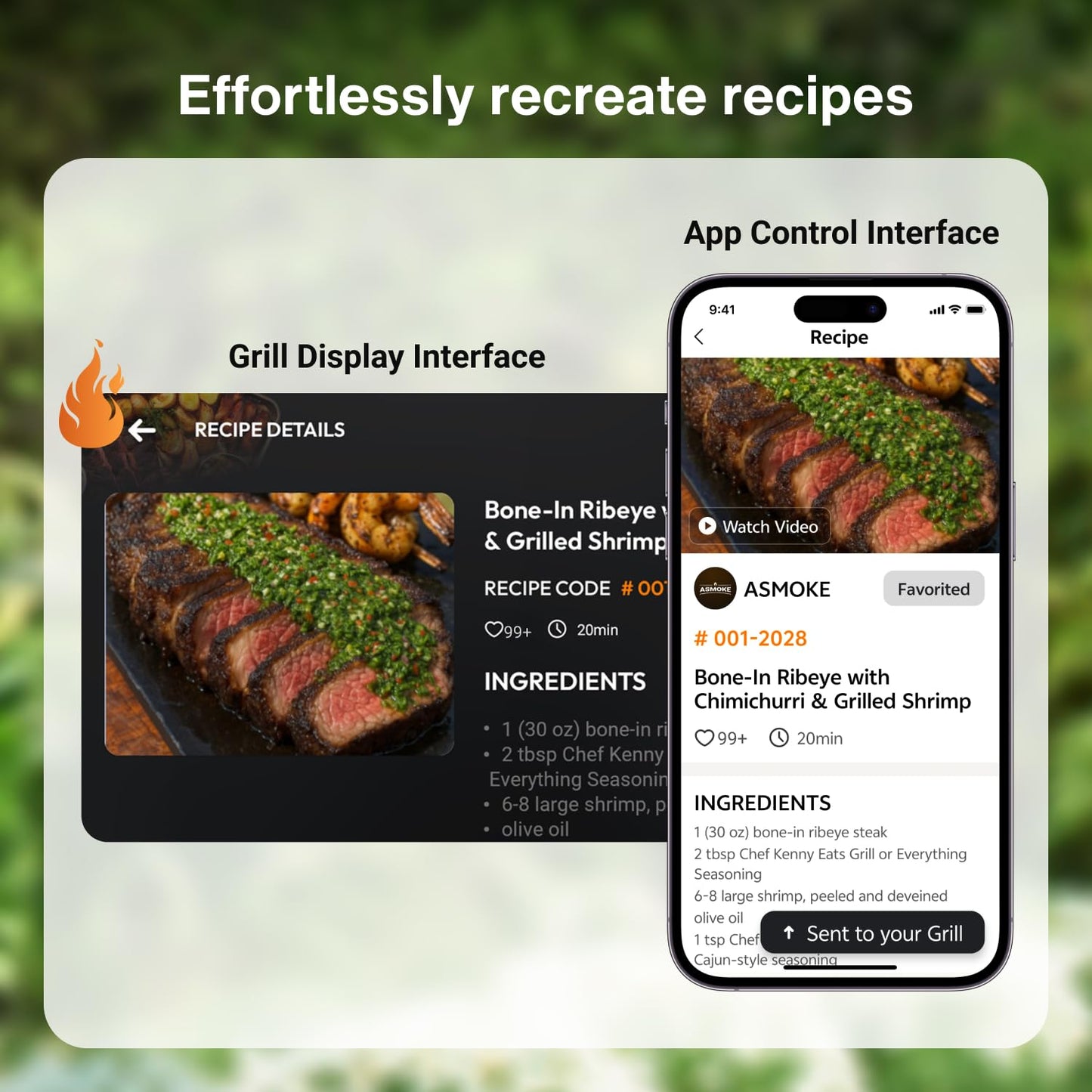 ASMOKE Smoker Guga’s Pick | Smart Portable Pellet Grill with 5" LCD Screen 8-in-1 BBQ, 8H Battery, Wi-Fi Control, 271 sq.in, ASCA Steam Tech, PIN Precision Temp Fit for Camping, Family Outdoor Cooking