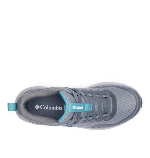 Columbia Women's Konos TRS Outdry Mid Waterproof Shoe, Titanium Grey Steel/Teal, 8
