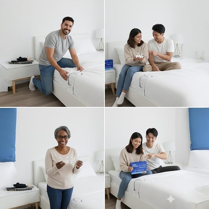 Bed Sheet Holders for Corners - 4 Pack Adjustable Sheet Grippers with Heavy Duty Clips - Bed Sheet Organizers and Storage Fasteners - Non-Slip Sheet Holders Keep Sheets Tight and Secure