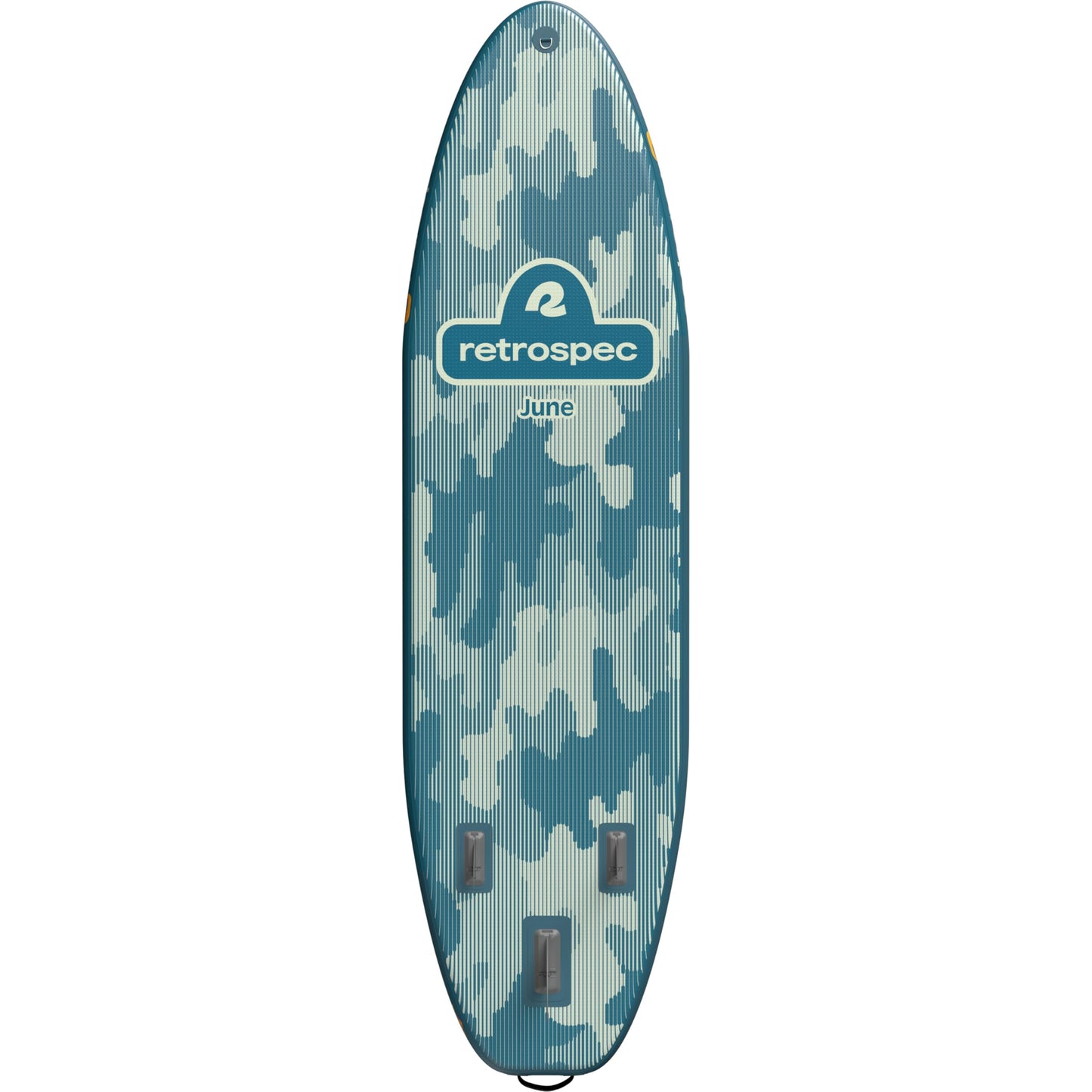 Retrospec June Inflatable Fishing Paddle Board 11’6” with Removable Seat – Puncture-Resistant Paddle Board for Fishing with Rod Holders, Non-Slip Deck Pad & Accessories
