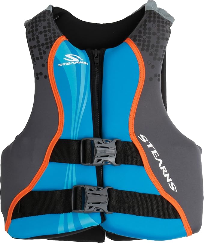 Stearns Kids Hydroprene Life Vest, USCG Approved Type III Life Vest for Kids Weighing 50-90lbs, Great for Pool, Beach, Boa...