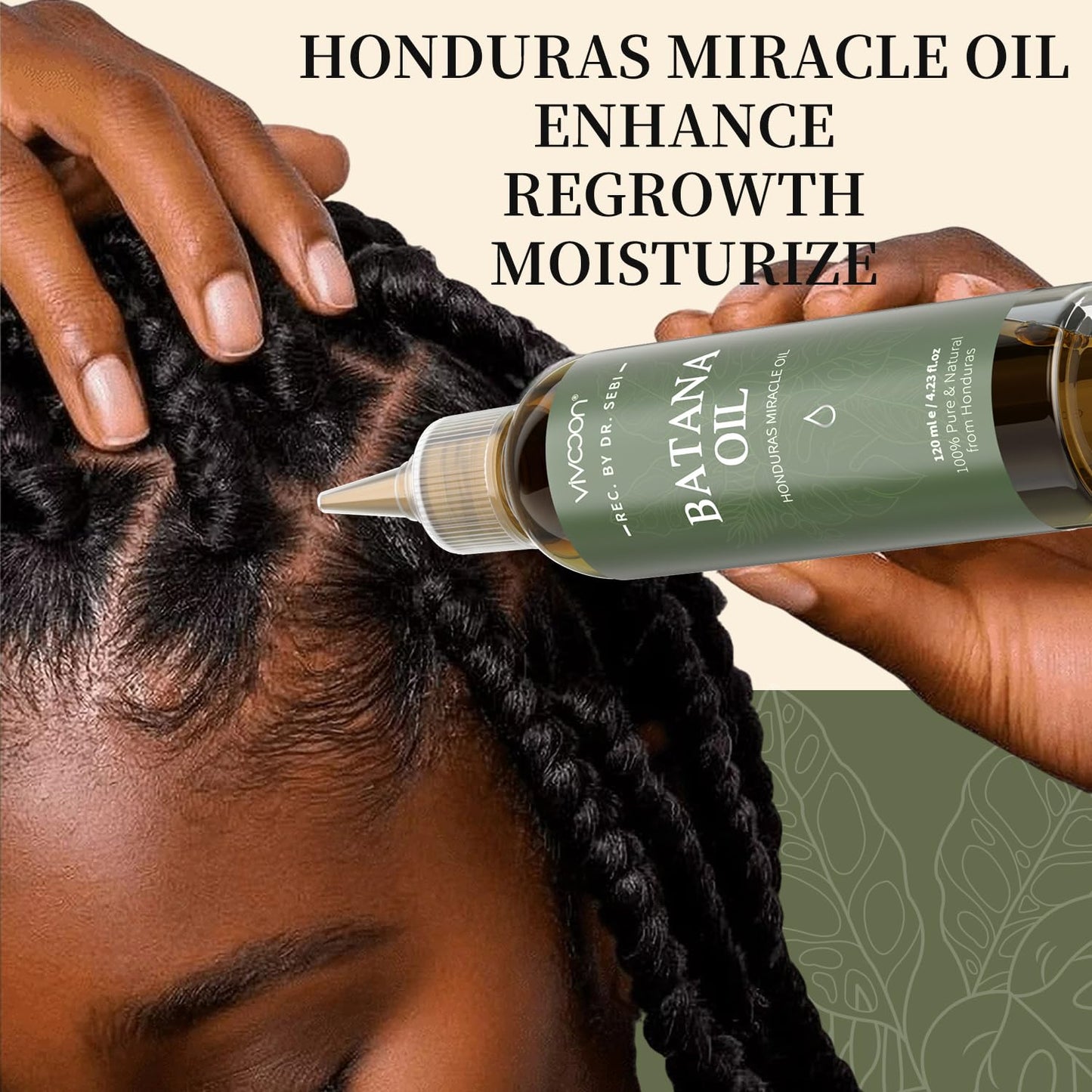 Vivccon Pack of 2 Batana Oil Kit for Hair Growth, Enhance Hair & Skin Radiance Wellness for Men & Women