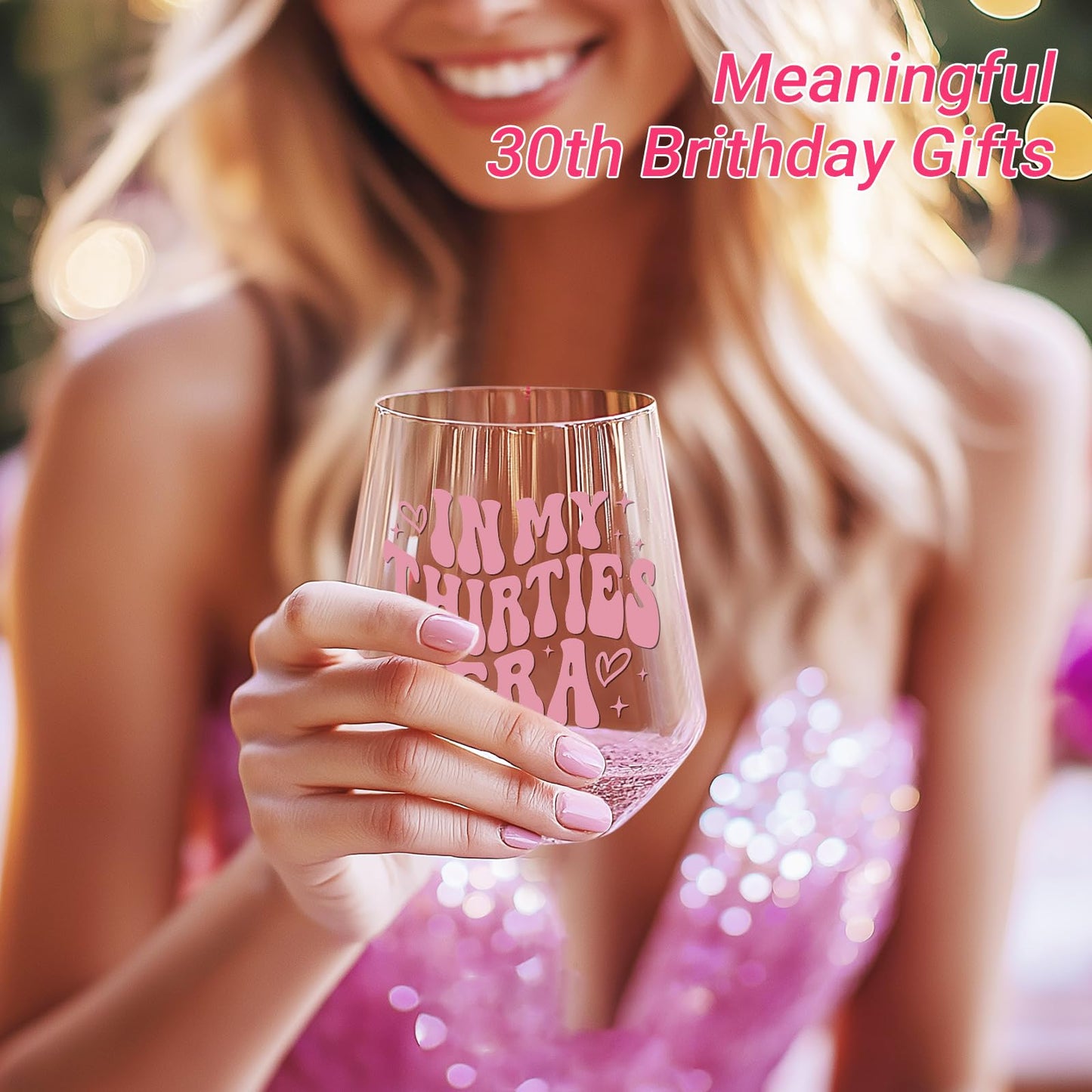 30th Birthday Gifts For Her - In My 30s Era Wine Glass, Best 30th Birthday Gifts For Women, 30 Years Old Gifts For Sister, Son, Daughter, Mom, Best Friend, Birthday Glass For Decorations, 18oz