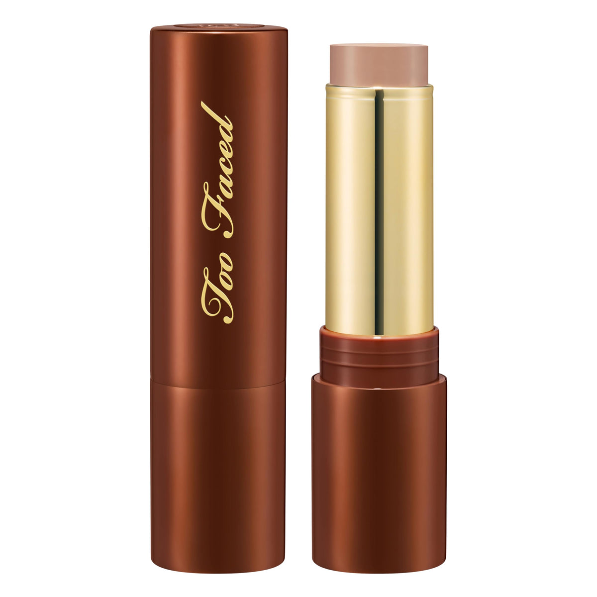 Too Faced Chocolate Soleil Melting Bronzing & Sculpting Stick | Cream, Lightweight, Vegan + Cruelty Free, Milk Chocolate