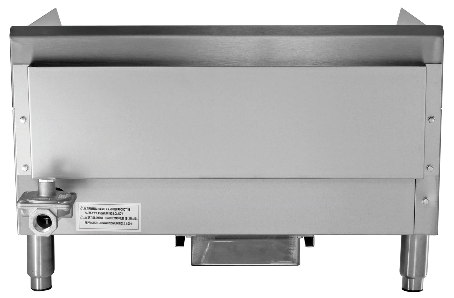 Kratos 24" Wide Commercial Countertop Griddle, Gas Hot Plate for Restaurants, Manual Controls, 2 Independent Burners, Powerful 60,000 BTU Output (29Y-004)