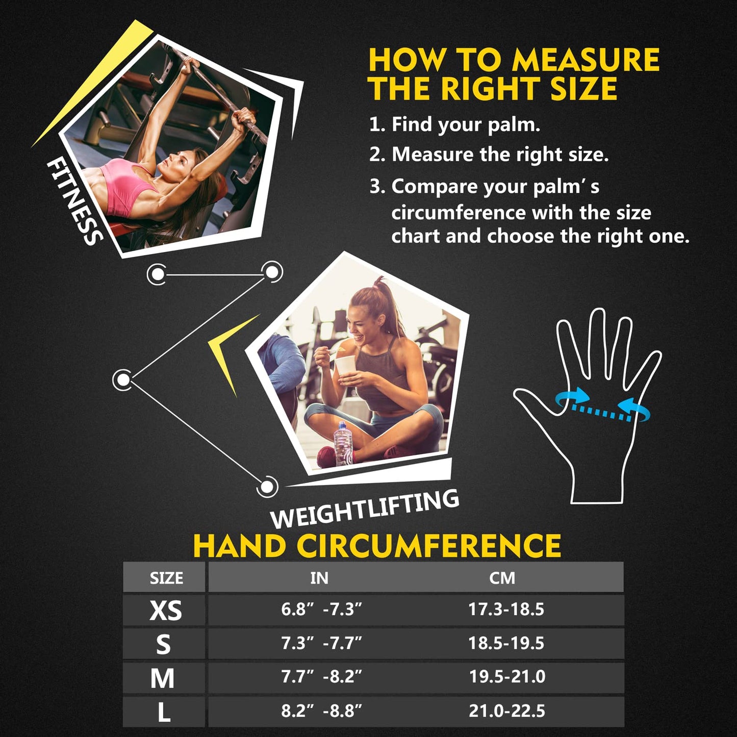 ihuan Ventilated Weight Lifting Gym Workout Gloves with Wrist Wrap Support for Men & Women, Full Palm Protection, for Weightlifting, Training, Climbing Fitness, Hanging, Pull ups