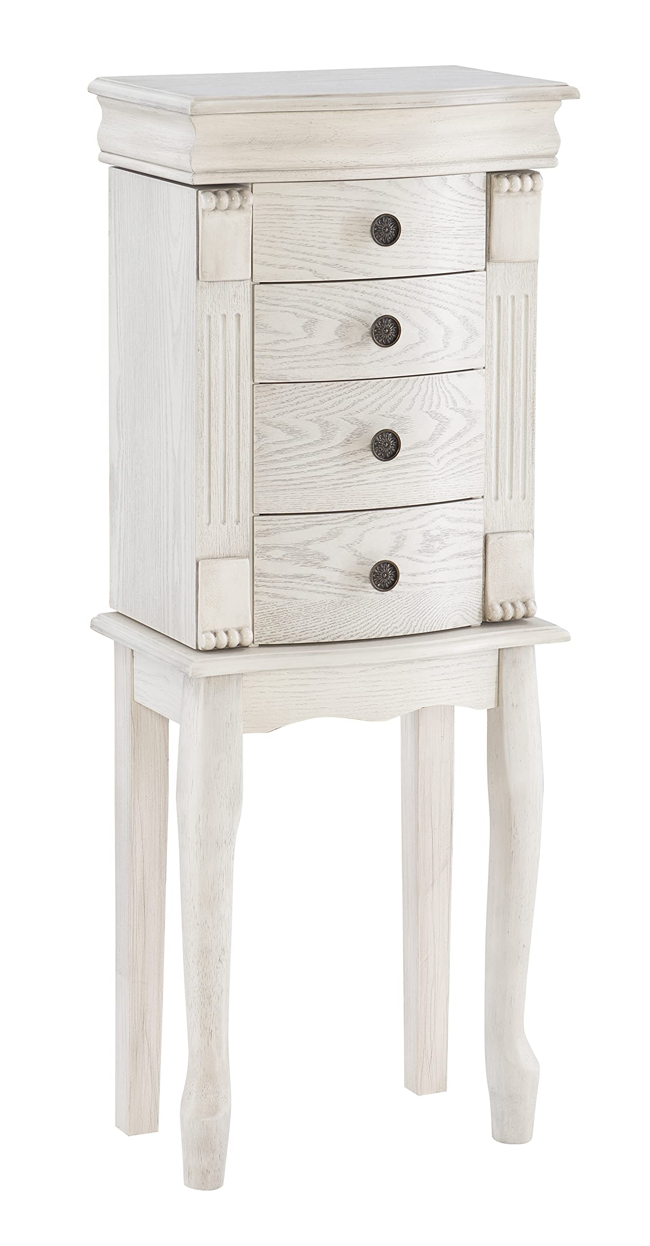 Hartford Off White Jewelry Armoire by Powell