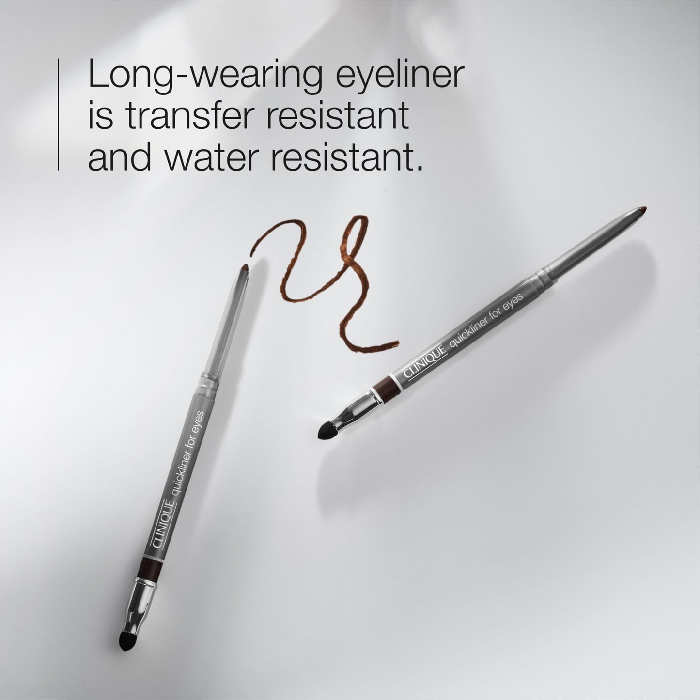 Clinique Quickliner For Eyes | Water Resistant, Smudge Resistant + Safe For Sensitive Eyes, Roast Coffee, 1 Count