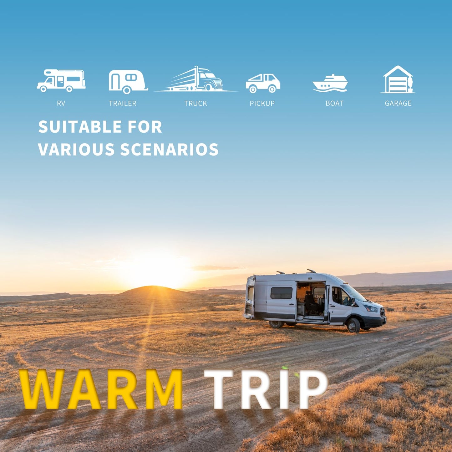 7kW Diesel Heater 12V，Diesel Air Heater with High Altitude Mode,Aviation Plug，2-way remote control,Parking Heater with LCD Display,Automatic Thermostat,Diesel Heaters for RVs,Trucks,Ships