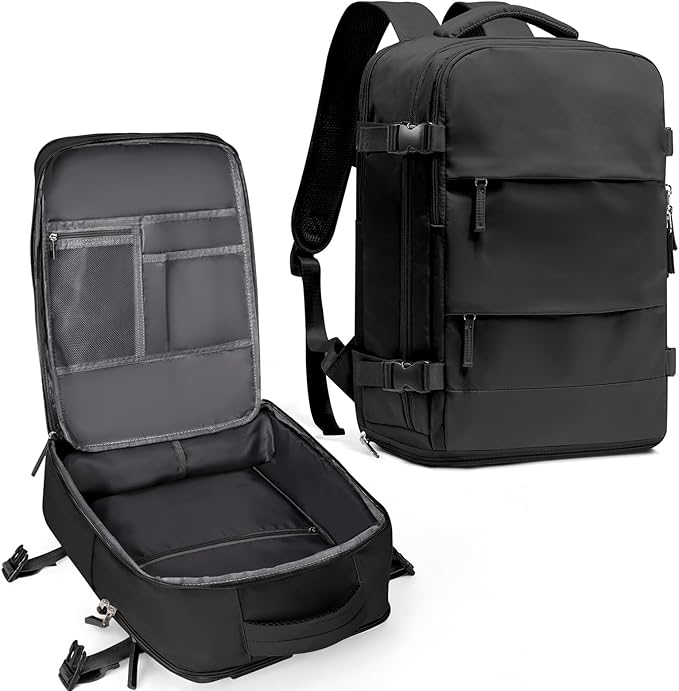 coowoz Travel Backpack For Women Men,Carry On Backpack,Hiking Backpack Waterproof Outdoor Sports Rucksack Casual Daypack T...