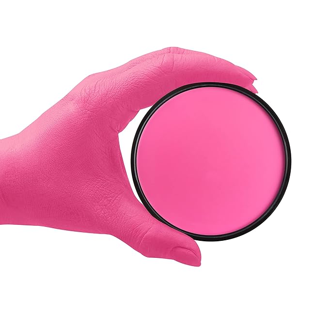 MEICOLY Hot Pink Face Body Paint for SFX Halloween Special Effects Makeup,30g/1.05oz Water Based Washable Face Paint,Pink Accessories for Spirit Week,Face Painting for for Adults and Children