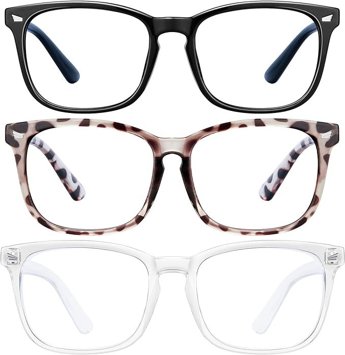 hunsquer Blue Light Glasses for Woman/Men Computer Blue Light Glasses