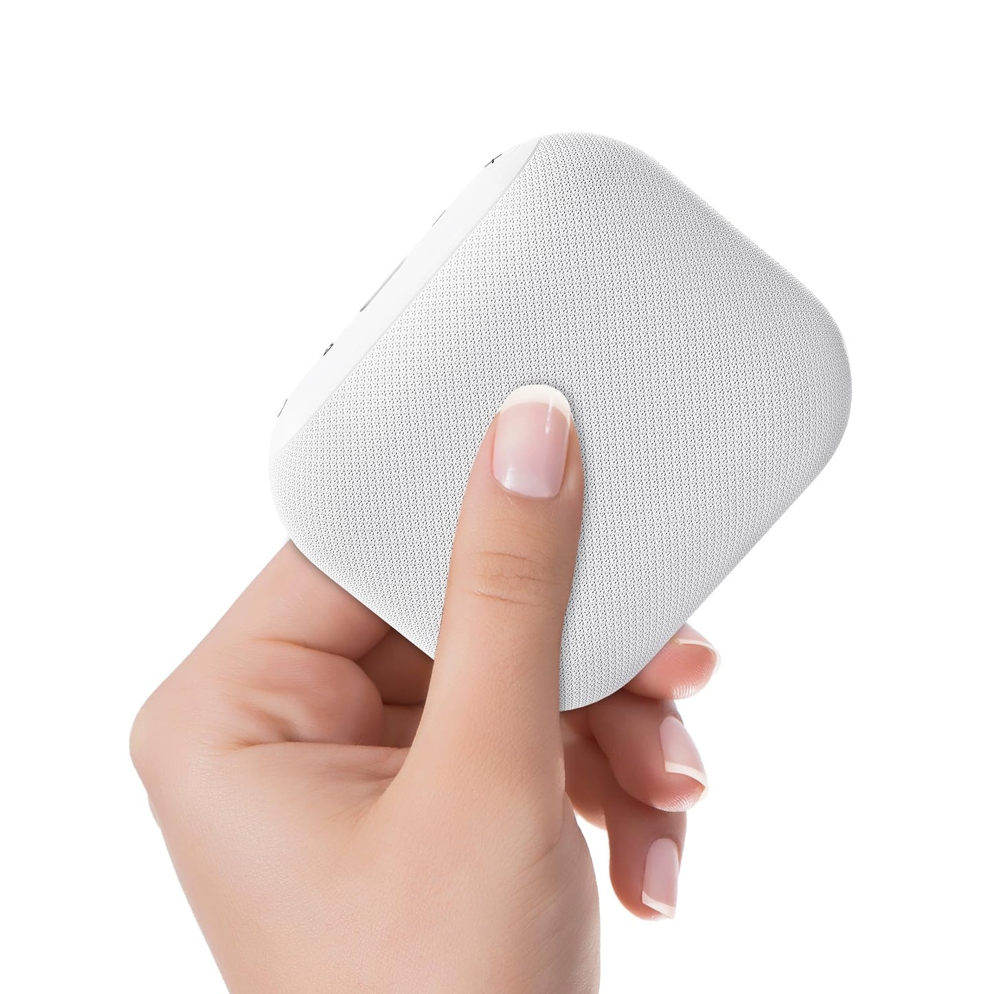 ANJANK Mini Travel White Noise Machine for Adults, Portable Sound Machine, 20 Soothing Sounds, Powerful Battery, 30-Level Volume, Sleep Timer, Noise Maker for Baby Kids Sleeping, Gifts, Home