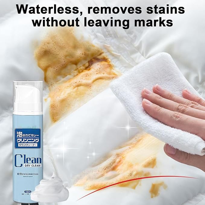 Fabric Cleaner Spray | 150ml Fabric Stain Remover Foam - Carpet Foam Cleaner - for Home Office Carpet Upholstery Jacket Laundry Interior Couch Furniture