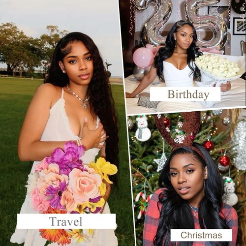 13 x 4 Lace Frontal Closure Huamn Hair Body Wave Ear to Ear HD Lace Body Wave Human Hair Closures Natural Black 10inch