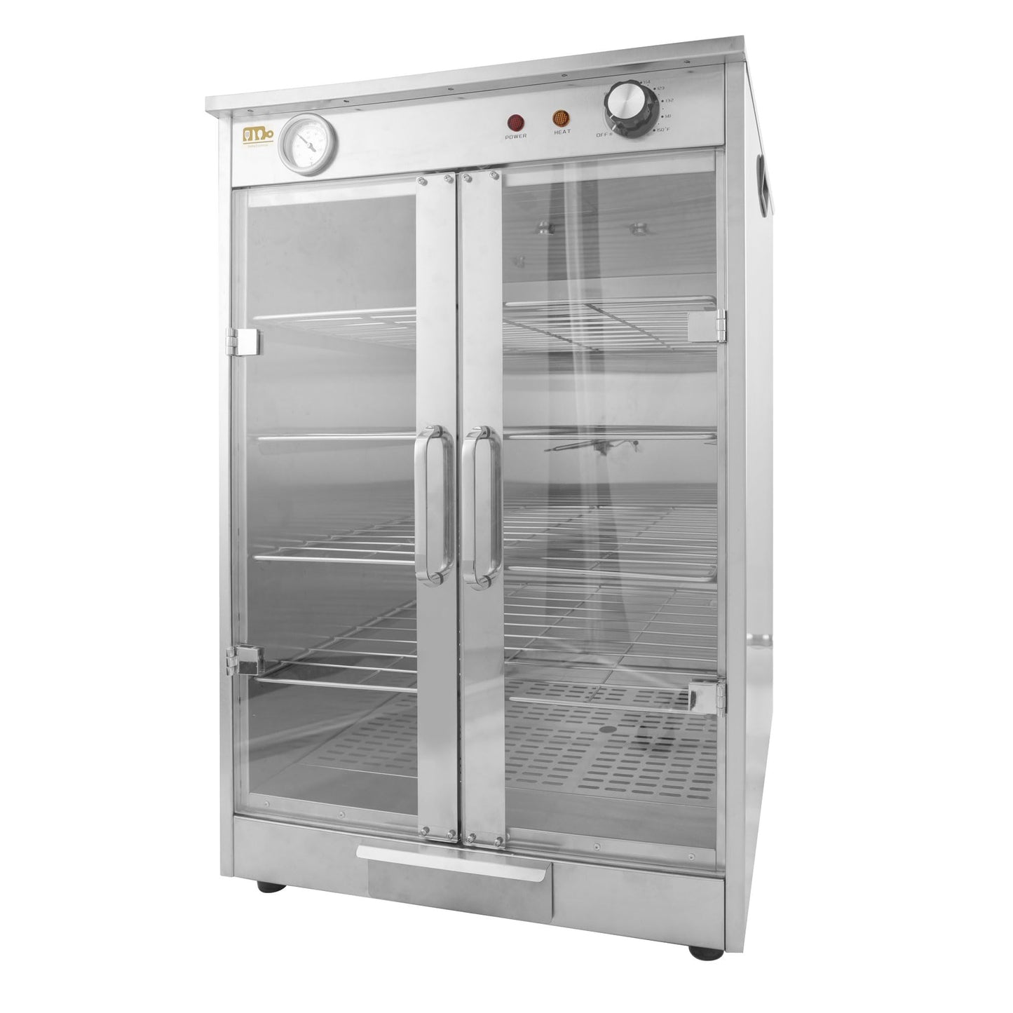 5-Shelf Electric Hot Box Food Warmer Accommodating up to (10) 16" Pizza Boxes, Countertop Heated Holding Cabinet for Pretzels, Warming Machine for Home Commercial Use, w/Water Drawer, 120V 600W