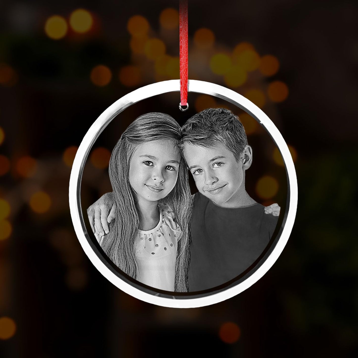 ArtPix 3D Crystal Photo Personalized Ornament, Customized Custom Gift for Mom, Women, Her
