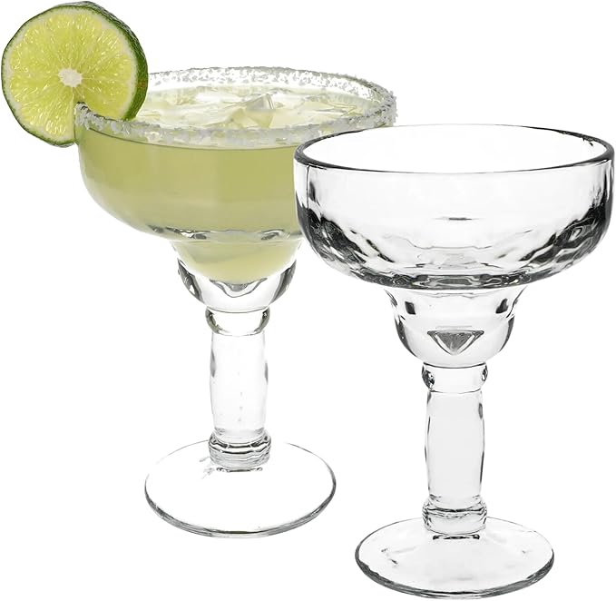 SHMIR Margarita Glasses 13.5 oz Clear Glassware for Cocktail Mixed Drinks Dessert Home Kitchen Bar Party Cups Favor Table ...