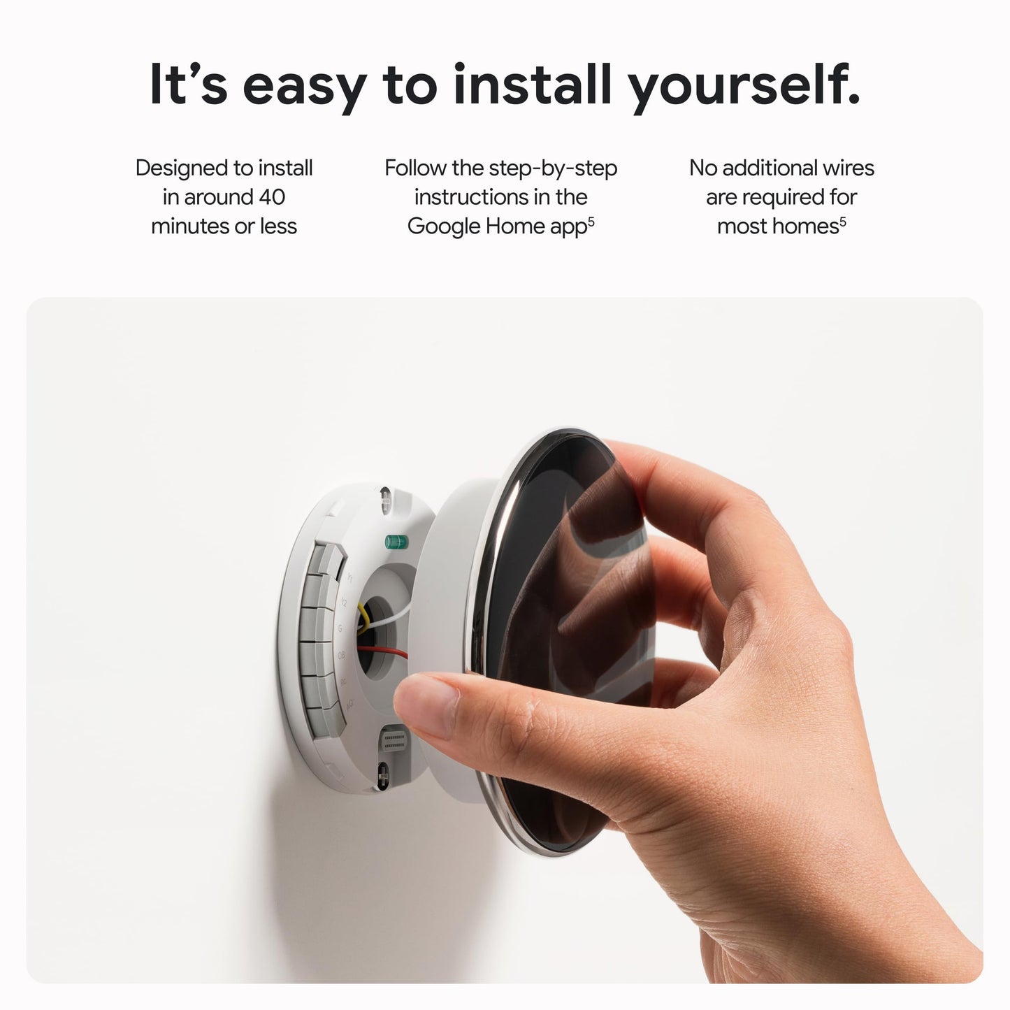 Google Nest Learning Thermostat (4th Gen, 2024) with Nest Temperature Sensor - Energy Saving Smart Thermostat - Compatible with Alexa, Apple HomeKit and Google Home App - Polished Gold