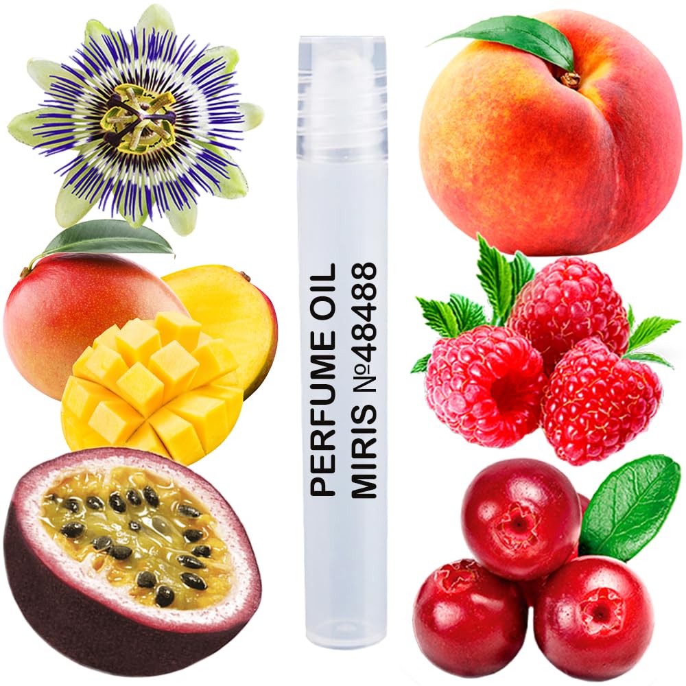 MIRIS No. 48488, Inspired by Island Kiss, Long-Lasting Perfume Oil for Women Roll-On, Rollerball 0.34 Fl Oz / 10 ml