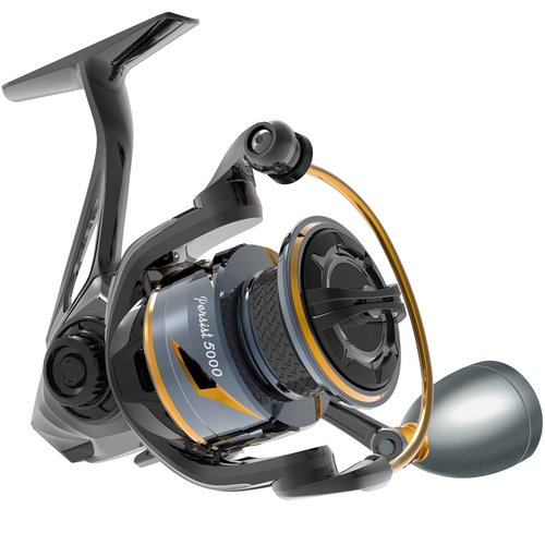 Tempo Persist Spinning Reel - Saltwater and Freshwater Fishing Reels, Aluminum Body with 7+1 BB, 30.9 LBs Max Drag Carbon Washer, Ultra Smooth Fishing Reel for Trout Catfish Bass