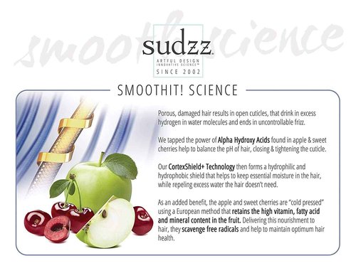 SUDZZFX TAME Smoothing Conditioner – Hydrating & Moisturizing Hair Treatment – Frizz Control, Color Safe, Sulfate-Free, Paraben Free – Conditioner for Dry & Damaged Hair, 33.8 fl oz